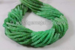 Chrysoprase Smooth Roundelle Beads